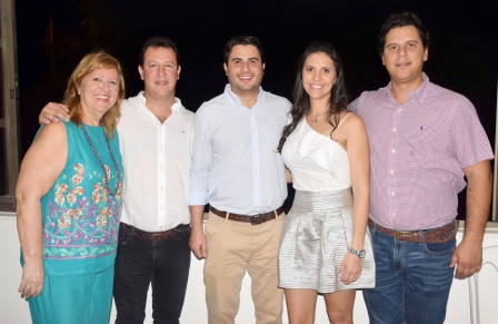 María Eugenia Orozco, Carlos Alberto Gómez, Esteban Corredor, Marcela Gómez y Juan Camilo Gómez